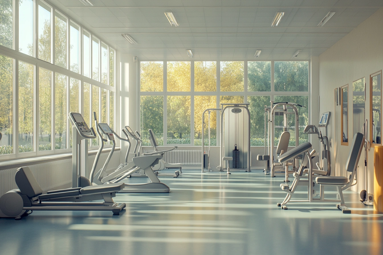 Зал з адаптованим обладнанням для літніх людей